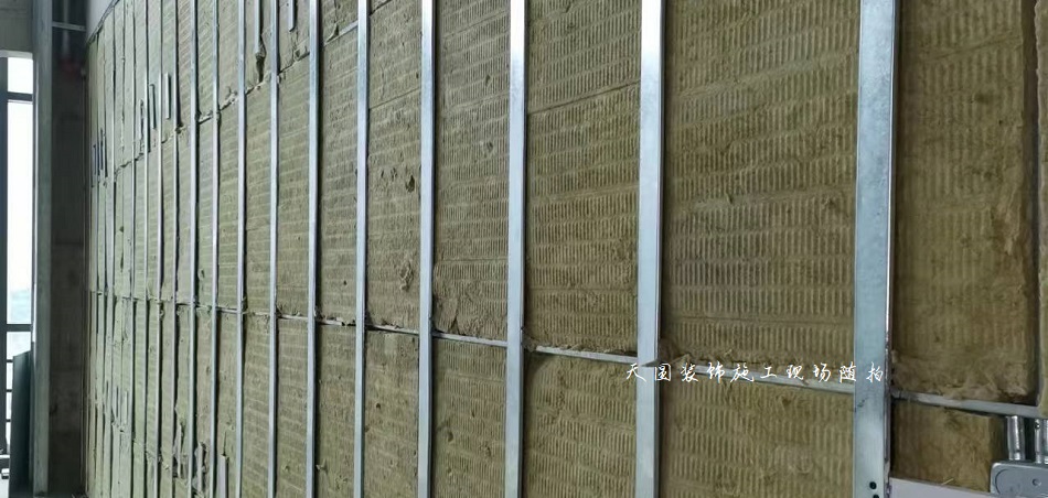 南京办公室装修龙骨隔墙系统做法